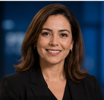 Portrait photo of Sicília Siqueira, technology conference analyst